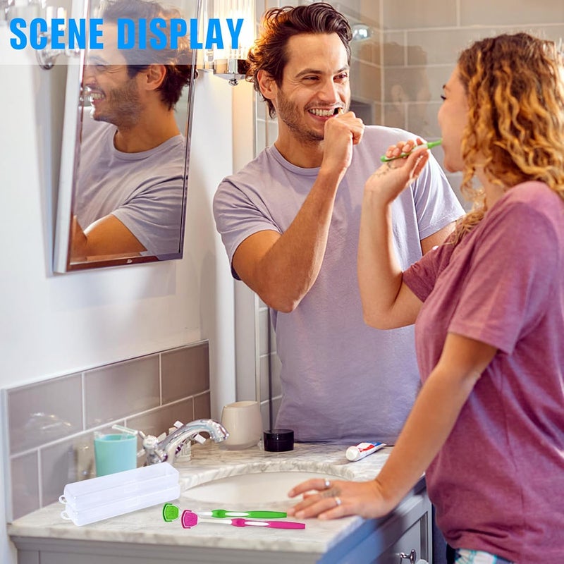 Wiojtry Tongue Scraper Case, Tongue Scraper Case Only, Tongue Scraper Travel Case, Tongue Cleaner Case, Case for Tongue Scraper, Tongue Scraper Holder, Transparent Tongue Cleaner Case - Image 5